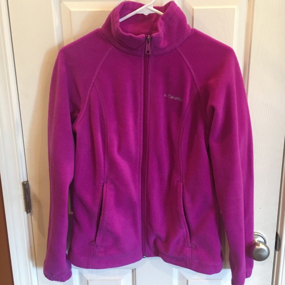 Magenta Columbia Zip-up Fleece